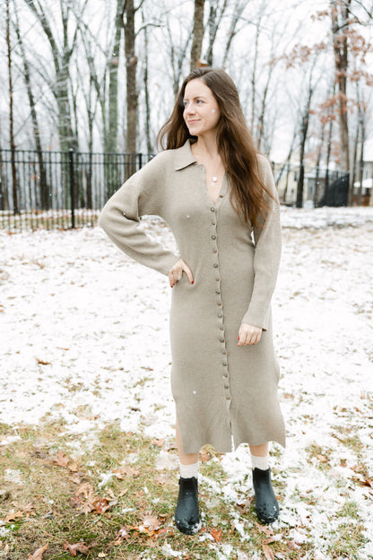 Nanushka Tan Cashmere Blend Sweater Dress Nanushka Tan Cashmere Blend Sweater Dress