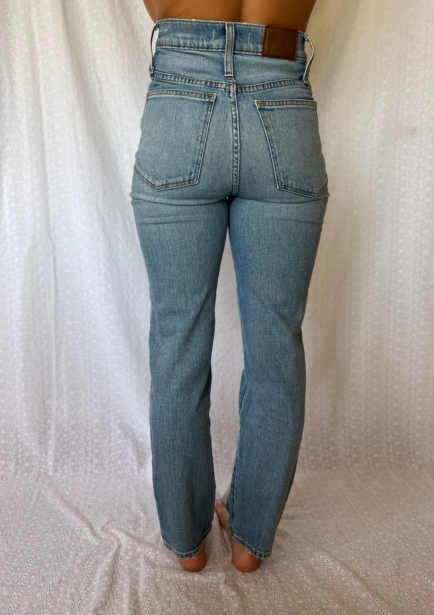 Madewell Ultra High Rise Classic Straight Jeans