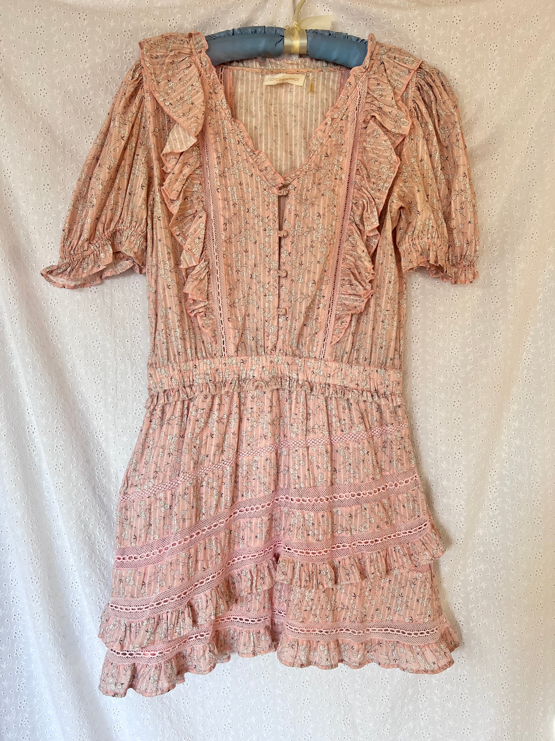 Loveshackfancy Floral Mini Dress Loveshackfancy Floral Mini Dress