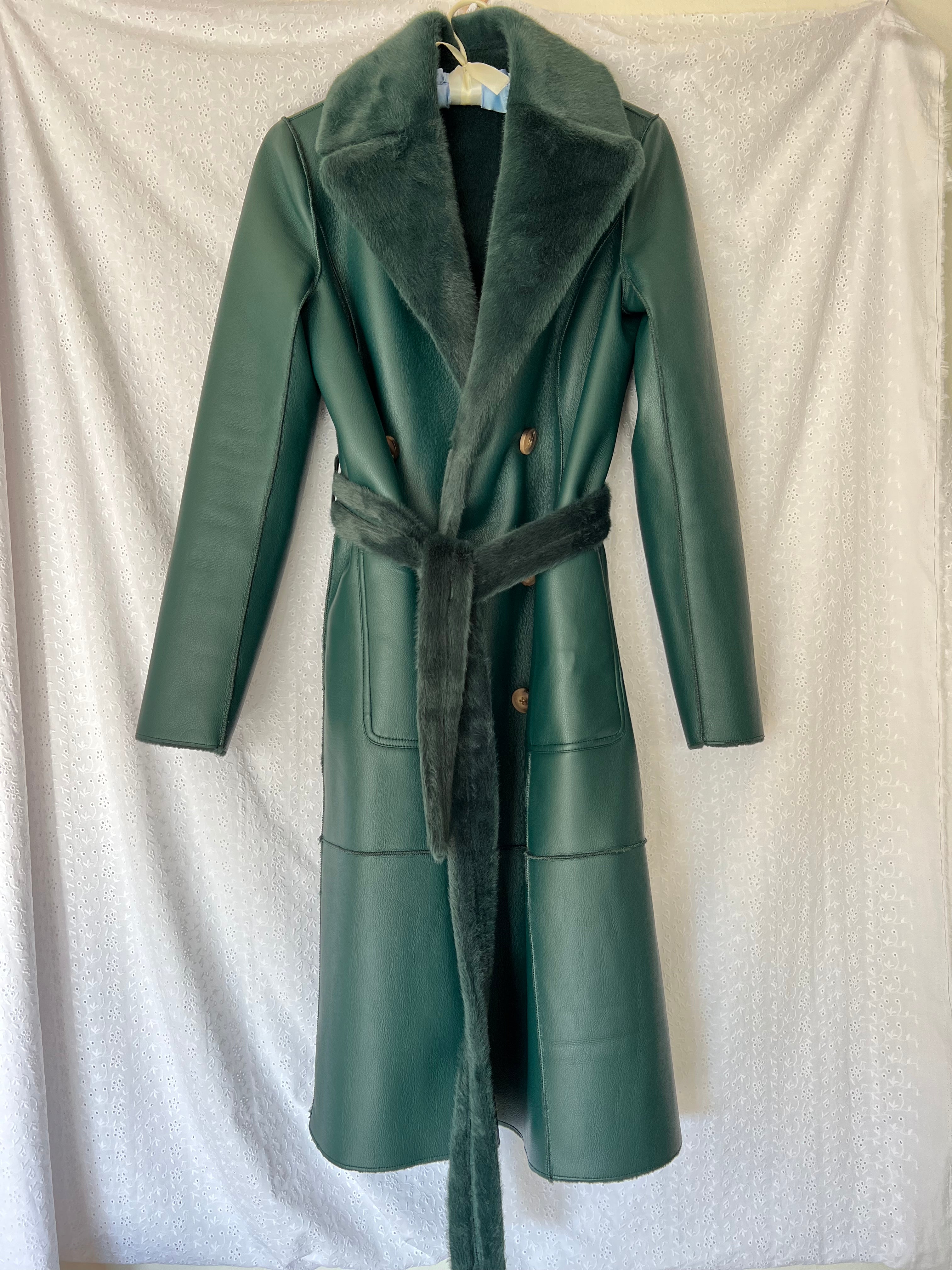 Teal 2024 green coat